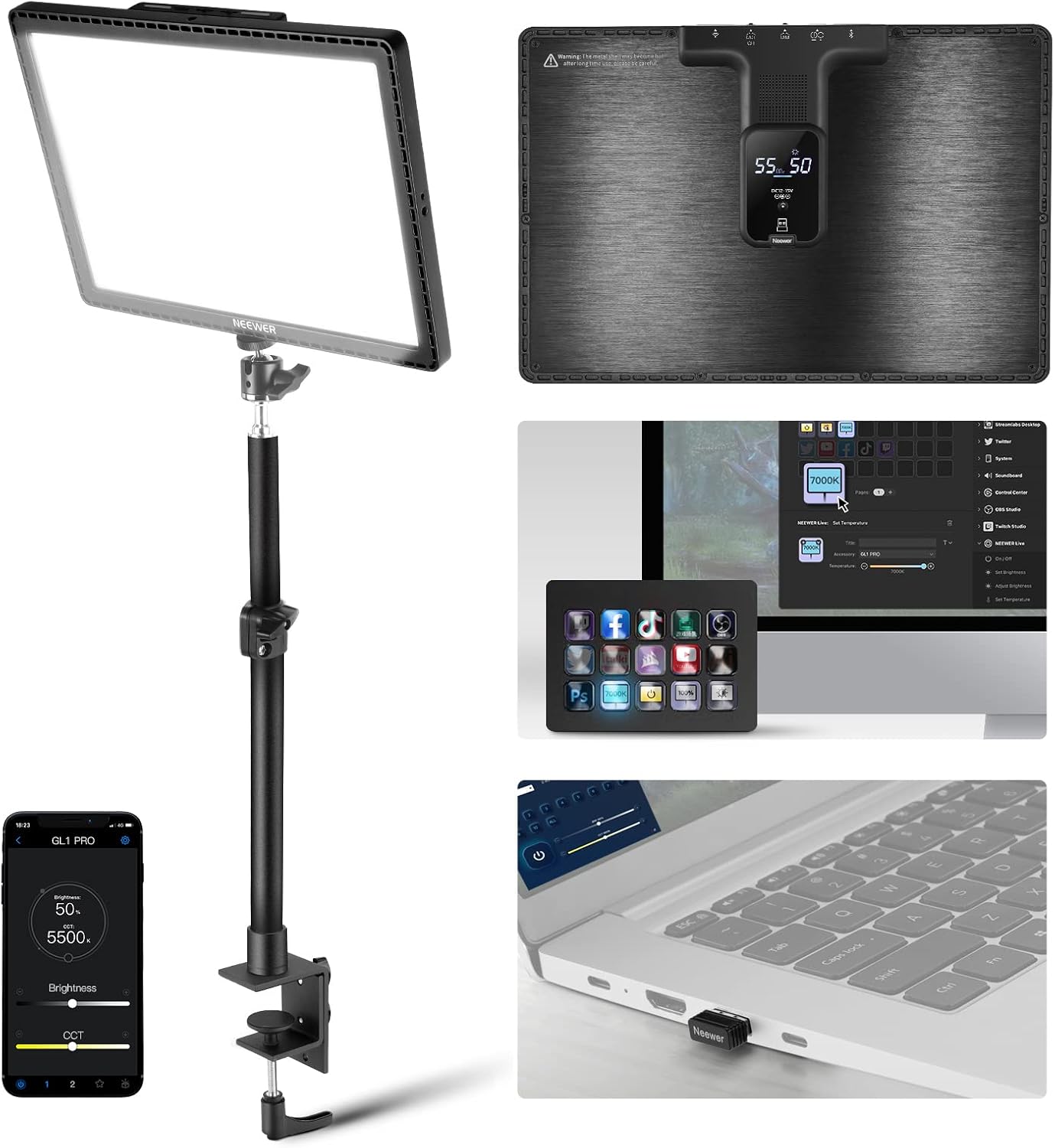NEEWER GL1 PRO Key Light